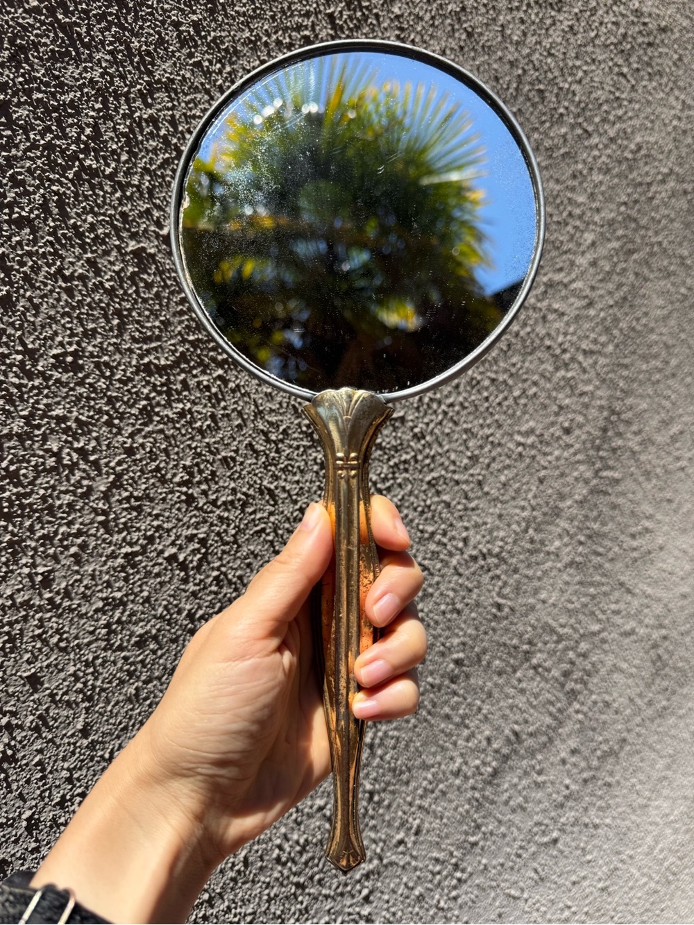 Vintage Hand Mirror